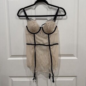 Victoria's Secret Cream and Black Shapewear